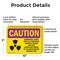 Signmission Radiation & Laser Sign, 7 in H x 10 in W, Plastic, Rectangle OS-2PACK-CR-P-710-L-10138 - alternate 7